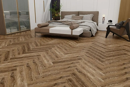 Клеевая LVT Profield Zigzag Дуб Коньяк 30шт/уп. 2,16м2