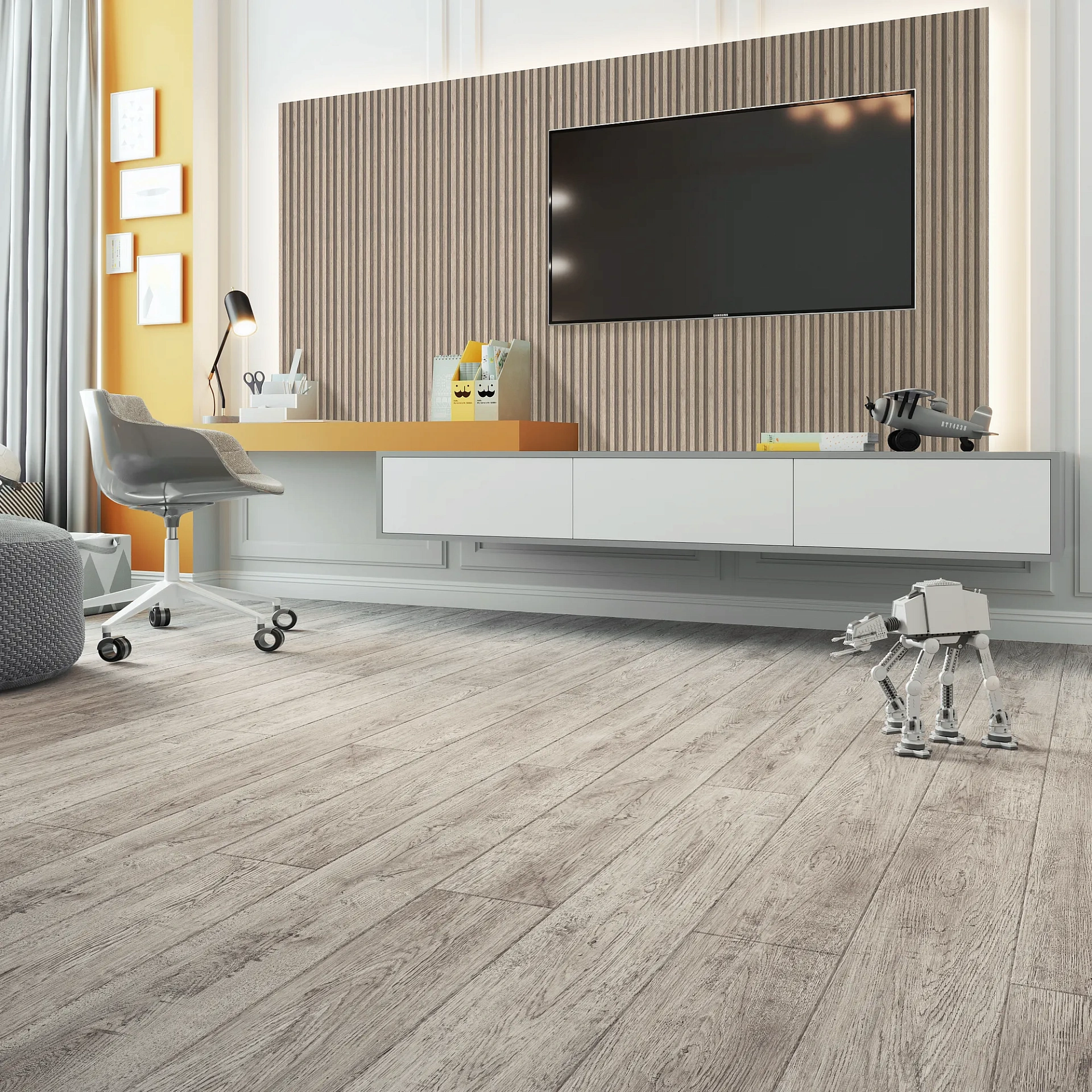 WOOD-LAB Legno Дуб Мавелла милк new (2750х166х24,1 мм) (8 шт./3,652 м2)
