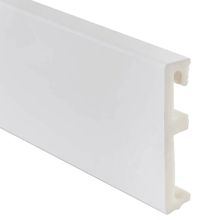 Плинтус HDPS YUTRA ALPHA 80 WHITE (80*16*2400)